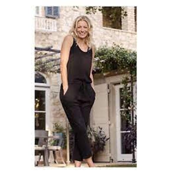 MAX MARA Crepe Drawstring Jumpsuit - Picture 1 of 9